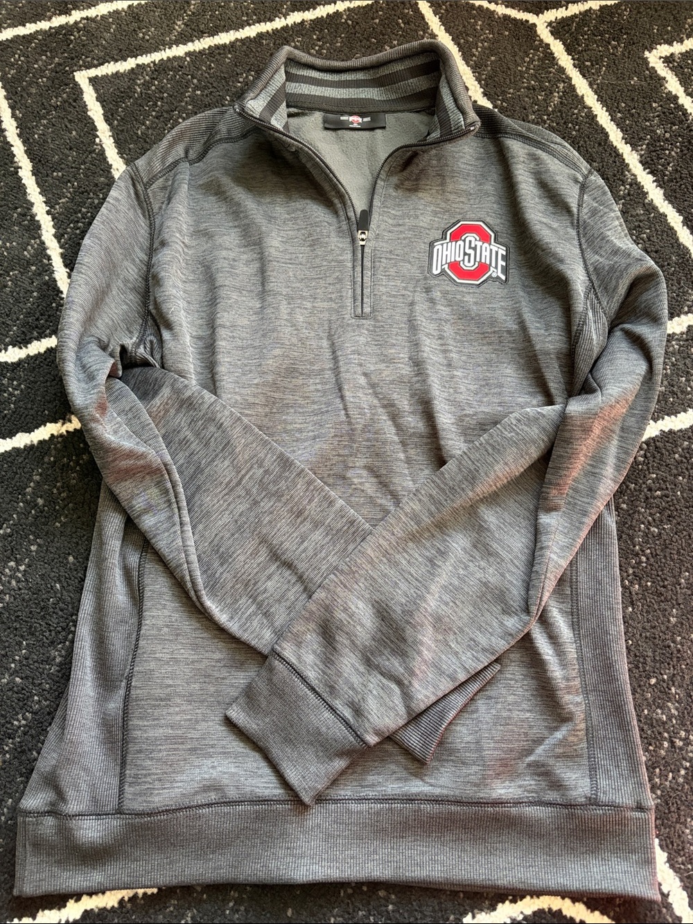 Women’s Heather Gray Quarter-Zip Sweater